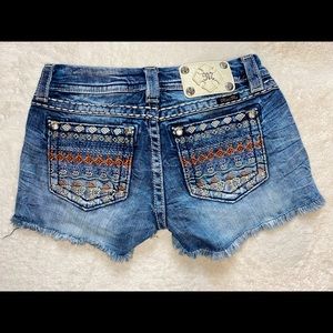 Size 26 Miss Me Denim Shorts
